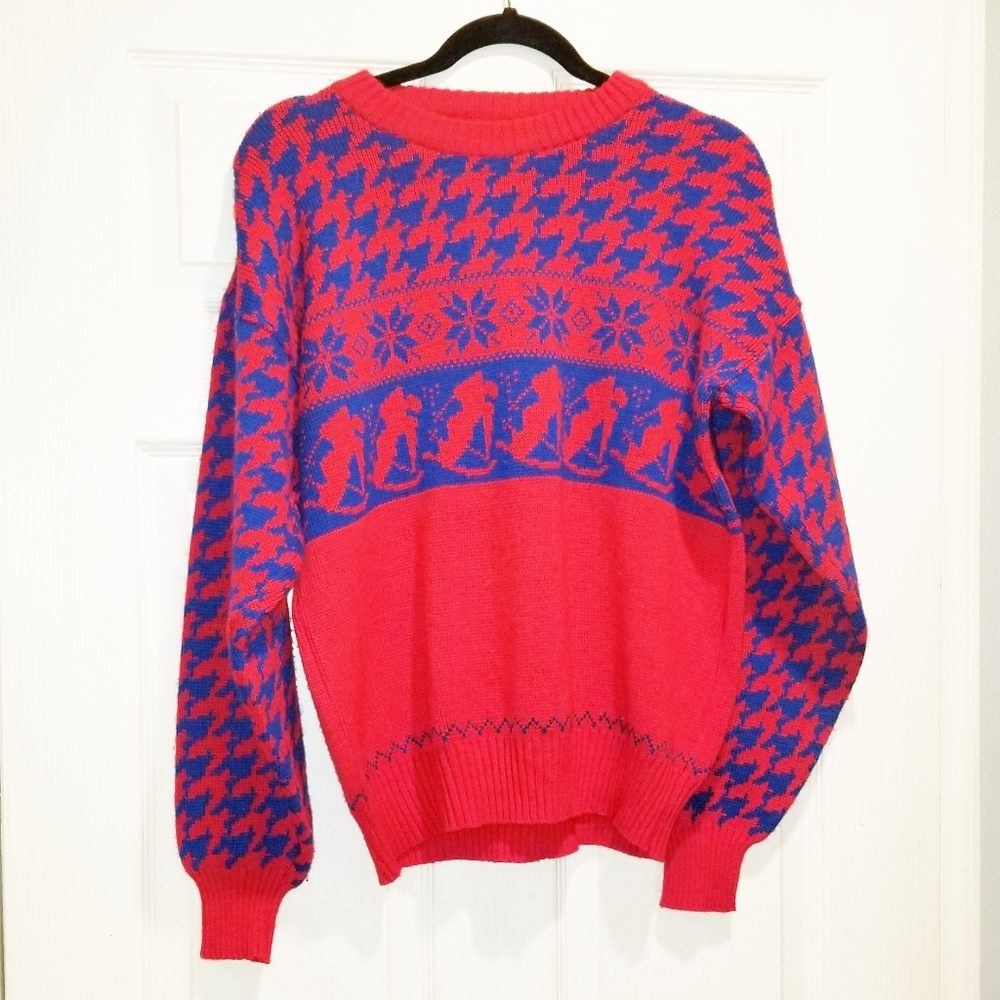 VINTAGE David Gregg Romanian skiing sweater